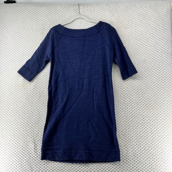 Lilly Pulitzer Cassie Knit Dress Gold Button‎ Detail 100% Cotton Casual Comfy XS - Picture 6 of 8